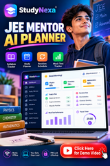 StudyNexa JEE Mentor AI Planner – Complete JEE Main & Advanced Study Planner