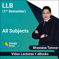 LLB (1st Semester) All Subjects Video Lectures by Bhawana Tanwar (Download)