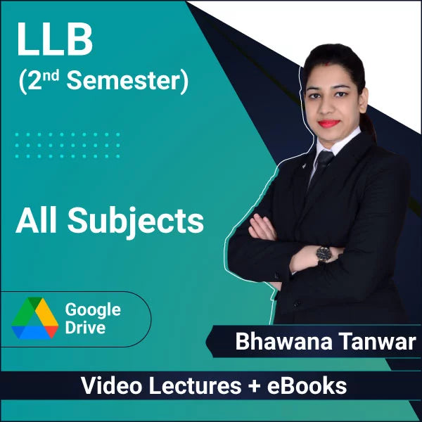 LLB (2nd Semester) All Subjects Video Lectures by Bhawana Tanwar (Download)