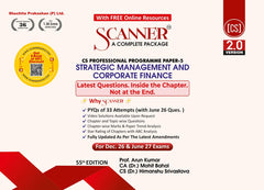 Shuchita Scanner CS Professional Paper-5 Strategic Management and Corporate Finance Green Edition