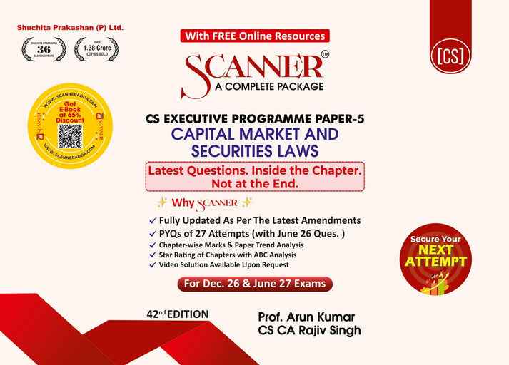 Shuchita Scanner CS Executive Paper-5 Capital Market and Securities Laws Green Edition