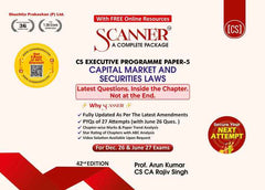 Shuchita Scanner CS Executive Paper-5 Capital Market and Securities Laws Green Edition