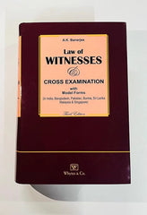 Whytes & Co's Law of Witnesses & Cross Examination - Book By A.K.Banerjee