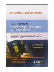 Law Relating to Citizenship Passports and Foreigners - Book By Orient Publishing Company