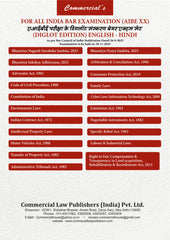 Commercial's Combo Pack 21 AIBE BARE ACTS (Diglot)