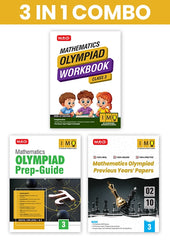 Class 3 International Mathematics Olympiad (IMO) Workbook, Prep-Guide and Previous Years Papers (PYQs) with Mock Test Paper – SOF Olympiad Books (3 IN 1 COMBO) By MTG Learning
