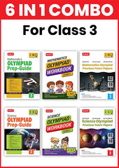 Class-3 (Mathematics and Science) IMO-ISO Olympiad Workbook, Prep-Guide and Previous Years Papers (PYQs) Books (6 IN 1 COMBO) By MTG Learning