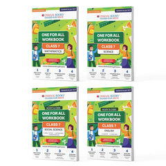 NCERT & CBSE One for All Workbooks for Class 7 (Math, English, Science, Social Science) Set of 4 Books by Oswaal Books