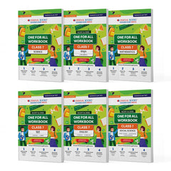 NCERT & CBSE One for All Workbooks for Class 7 (Math, English, Hindi, Science, Social Science , Sanskrit) Set of 6 Books by Oswaal Books