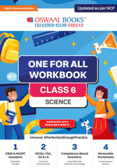 NCERT & CBSE One for all Workbook for Class 6 Science by Oswaal Books