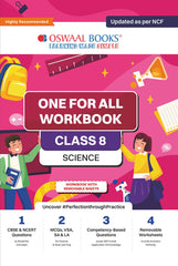 NCERT & CBSE One for all Workbook for Class 8 Science by Oswaal Books