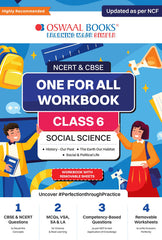 NCERT & CBSE One for all Workbook for Class 6 Social Science by Oswaal Books