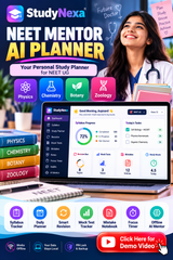 StudyNexa NEET Mentor AI Planner – Complete NEET Study Planner Software