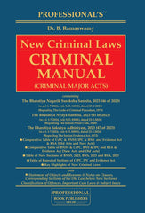 Professional's New Criminal Laws Criminal Manual (Criminal Majaor Acts) - Book