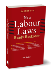 Taxmann's New Labour Laws Ready Reckoner - Book By V.S. Datey