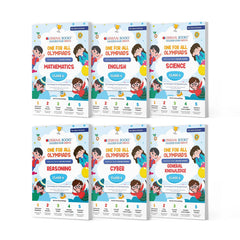 One For All Olympiad Previous Years' Solved Papers Class 4 (Set of 6 Books) by Oswaal Books