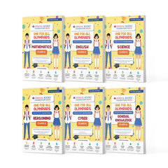 One For All Olympiad Previous Years' Solved Papers Class 6 (Set of 6 Books) by Oswaal Books