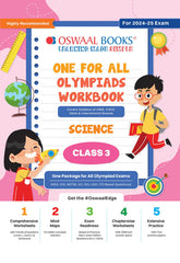 One For All Olympiad Workbook Class 3 Science by Oswaal Books