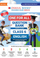 One For All Question Bank NCERT & CBSE for Class 6 English by Oswaal Books