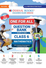 One For All Question Bank NCERT & CBSE for Class 6 Mathematics by Oswaal Books