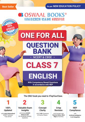 One For All Question Bank NCERT & CBSE for Class 7 English by Oswaal Books