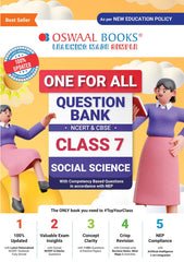 One For All Question Bank NCERT & CBSE for Class 7 Social Science by Oswaal Books