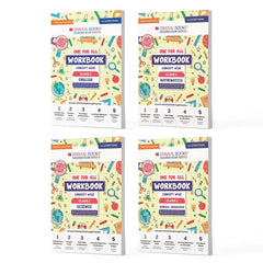 One For All Workbook Concept Wise for Class 2 (English, Math, Science & General Knowledge) Set of 4 Books by Oswaal Books