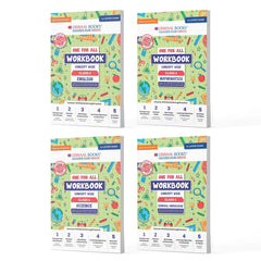 One For All Workbook Concept Wise for Class 4 (English, Math, Science & General Knowledge) Set of 4 Books by Oswaal Books