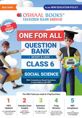 One For All Question Bank NCERT & CBSE for Class 6 Social Science by Oswaal Books