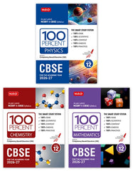 100 Percent NCERT and CBSE Class 12 - Physics, Chemistry & Mathematics Combo By MTG Learning
