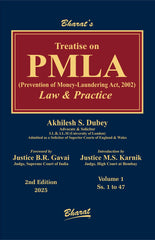 Bharat's Treatise on PMLA (Prevention of Money-Laundering Act, 2002) Law & Practice by Akhilesh S. Dubey (Set of 2 Vols.)