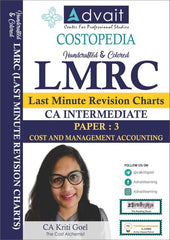 CA Inter Cost & Management Accounting LMRC Book by CA Kriti Goel
