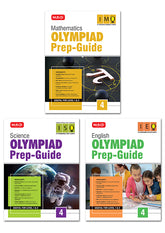 Class-4 Olympiad Prep-Guide Mathematics, Science and English (OPG Combo Pack) For SOF - Books By MTG Learning