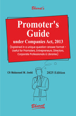 Bharat’s Promoter’s Guide under Companies Act, 2013 by CS Makarand M. Joshi