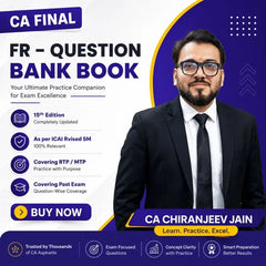 CA Final Financial Reporting Question Bank (Colored) - Book by CA Chiranjeev Jain