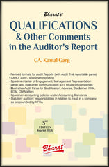 Bharat’s QUALIFICATIONS & Other Comments in the Auditor’s Report by CA. Kamal Garg