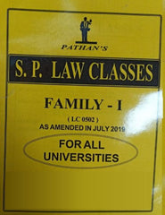 S. P. Law Classes Family Law - 1 Notes for BA. LL.B & LL.B by Prof A. U. Pathan