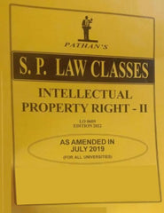 S. P. Law Classes Notes on Intellectual Property Rights 2 (IPR 2) for BA.LL.B & LL.B (New Syllabus) by Prof A. U. Pathan