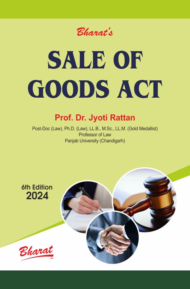 Bharat's Sale of Goods Act by Dr Jyoti Ratan