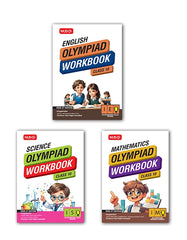 Class-10 ISO-IMO-IEO (Science, Mathematics and English) Olympiad Workbook Combo By MTG Learning