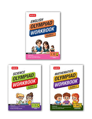 Class-3 ISO-IMO-IEO (Science, Mathematics and English) Olympiad Workbook Combo By MTG Learning