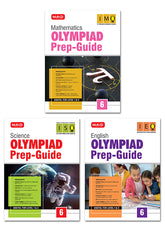 Class-6 Olympiad Prep-Guide Mathematics, Science and English Books (OPG Combo Pack) By MTG Learning