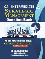 CA Inter Strategic Management (Question Bank) Book by CA Sahil Grover