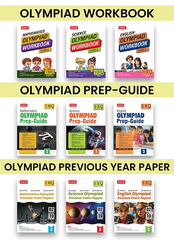 Class-3 (IMO-ISO-IEO) Olympiad Workbook, Prep-Guide and Previous Years Papers (PYQs) - Set of 9 Books By MTG Learning
