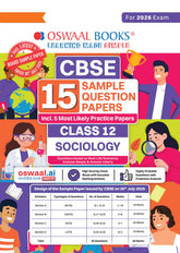 CBSE 15 Sample Question Papers Class 12 Sociology (for Board Exam) Book By Oswaal