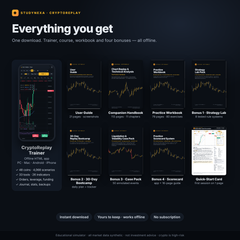StudyNexa CryptoReplay – Crypto Chart Replay Simulator, Paper Trading & Technical Analysis Training with 4 Premium Bonuses