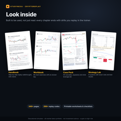 StudyNexa CryptoReplay – Crypto Chart Replay Simulator, Paper Trading & Technical Analysis Training with 4 Premium Bonuses