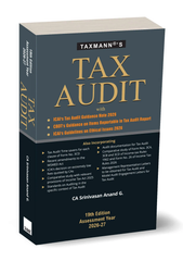 Taxmann's Tax Audit - Book by Srinivasan Anand G