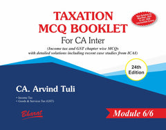 Bharat's Taxation MCQ Booklet for CA Inter by CA Arvind Tuli