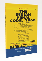 Commercial's The Indian Penal Code, 1860 (Bare Act - With Short Comments) - Book